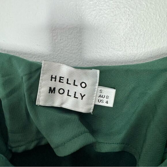 Hello Molly emerald green midi dress size 4 - Picture 4 of 7